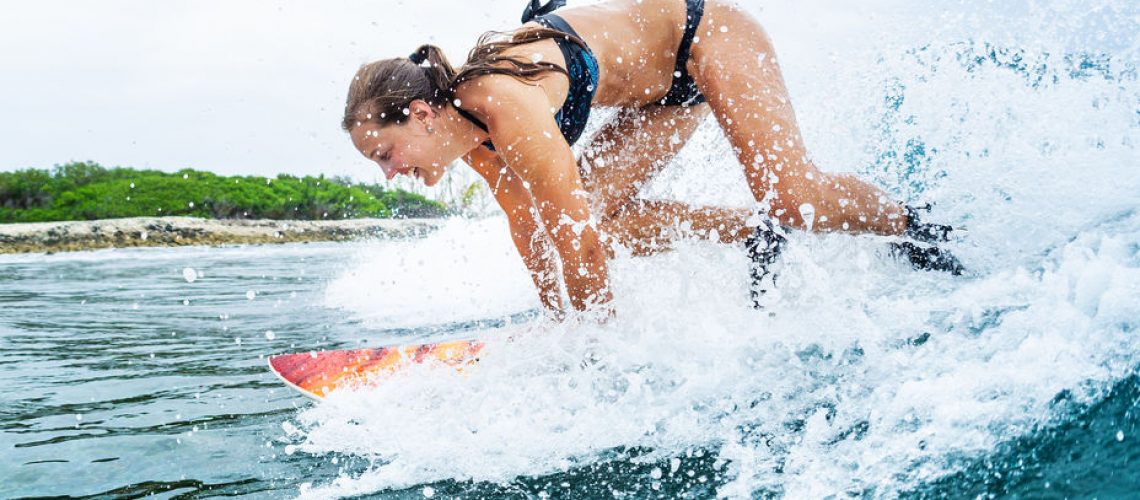 Confident Surfer